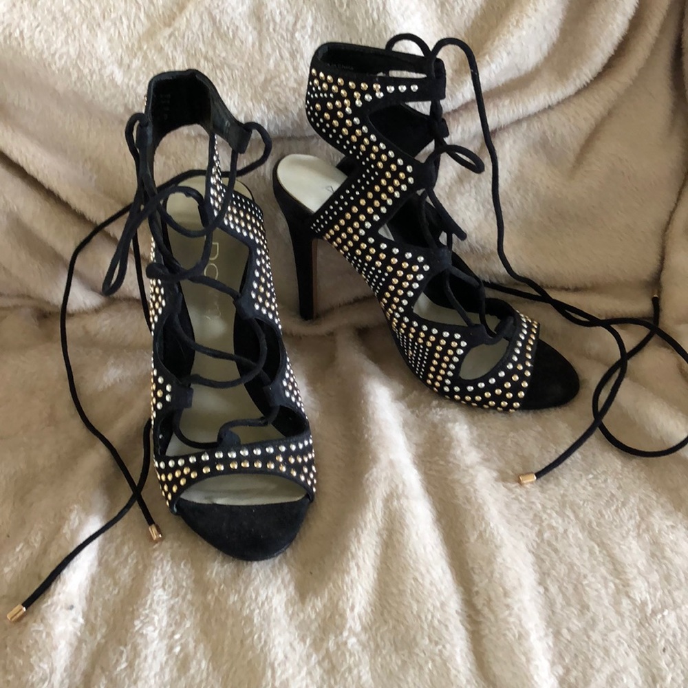 SUPER cute and fun strappy heels